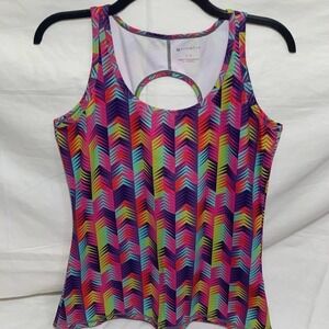 Fabletics Multi Colored Embra Tank Top